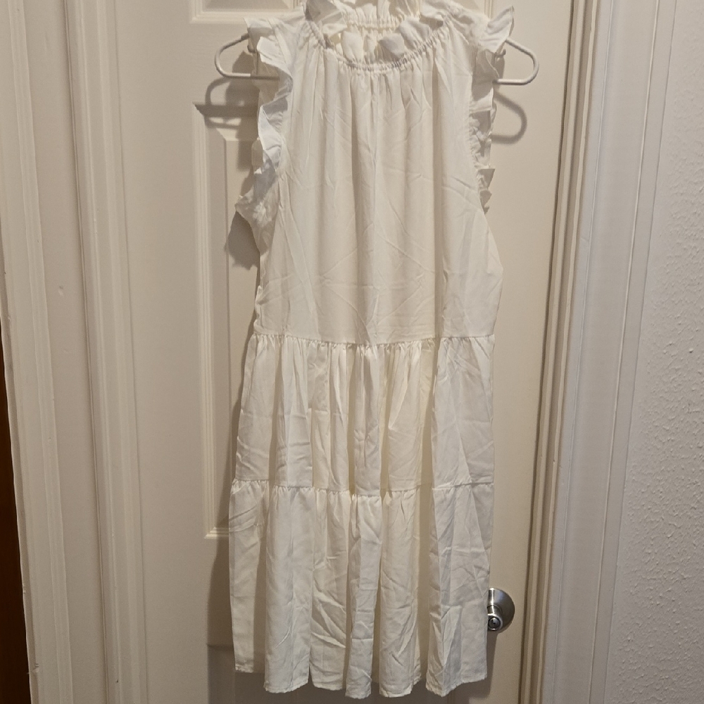 Charming White Womens Dress